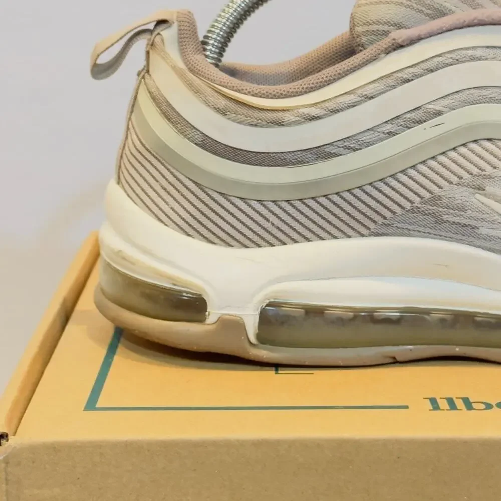 Nike Air Max 97 Ultra 17 Mens Size 8.5 Sepia Stone Gray Running Shoes Sneakers